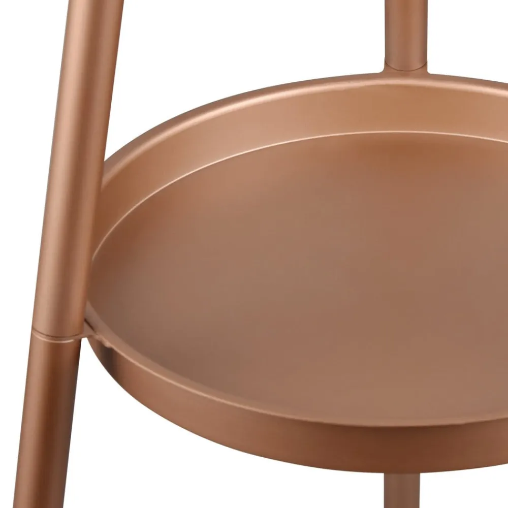 Reality Leuchten Colette gulvlampe, trebenet fod, kaffe/sort