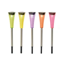 Colorato - farverig LED solcelle jordspyd 5 sæt^Näve