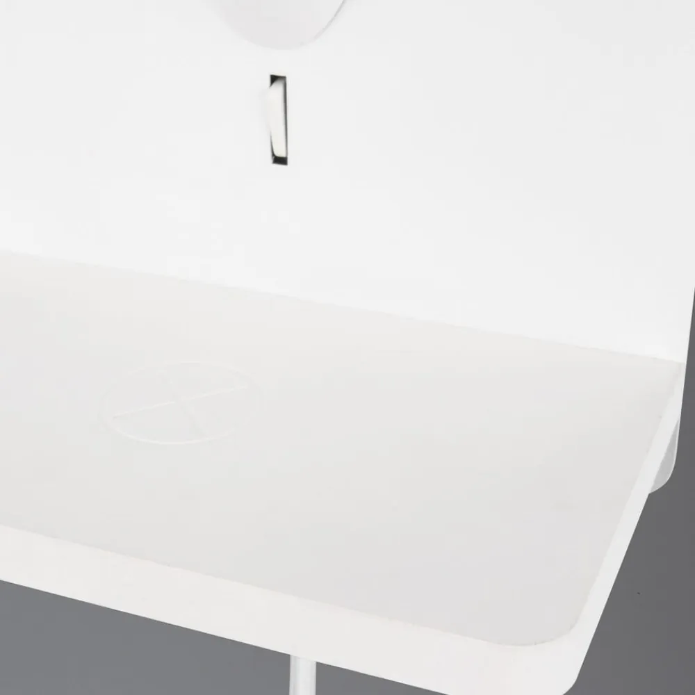 Trio Lighting Comfort væglampe, mat hvid, metal, stik, E14