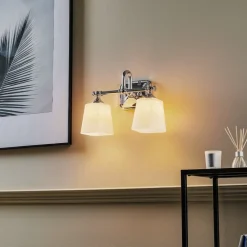 Concord bad- og spejllampe, 2 lyskilder^FEISS New