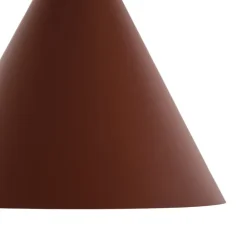 Cono pendel, enkelt lys, Ø 25 cm, teglrød^TK Lighting Hot