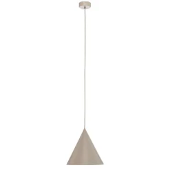 Cono pendel, enkeltlys, Ø 25 cm, beige^TK Lighting Clearance