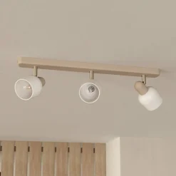 EGLO Corato loftspot, sand/nikkel/opal, 3 lyskilder.