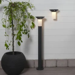 EGLO Corbezzola udendørs LED-væglampe, sort, sensor