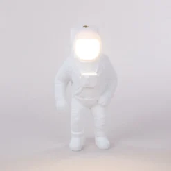 Cosmic-Flashing Starman LED-dekofigur med batteri^SELETTI Hot