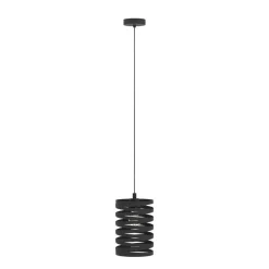 EGLO Cremella hængelampe, Ø 18 cm, sort, stål