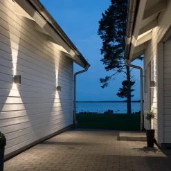 Cremona udendørs LED-væglampe 8 cm, antracit^Konstsmide Online