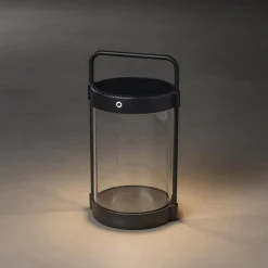 Crotone LED-solcellelygte, kan dæmpes, USB^Konstsmide