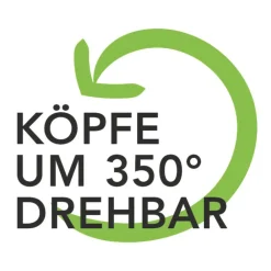 LUTEC Cuba LED-gadelampe, 1 lyskilde, antracit, 3.000 K