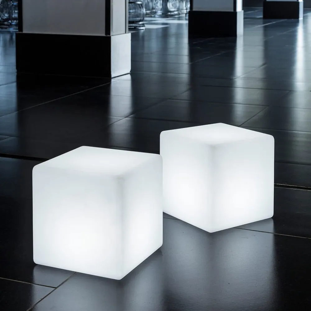Smart&Green Dekorationsbelysning|Terrassebelysning>Cube - en lysende kube til udendørs brug