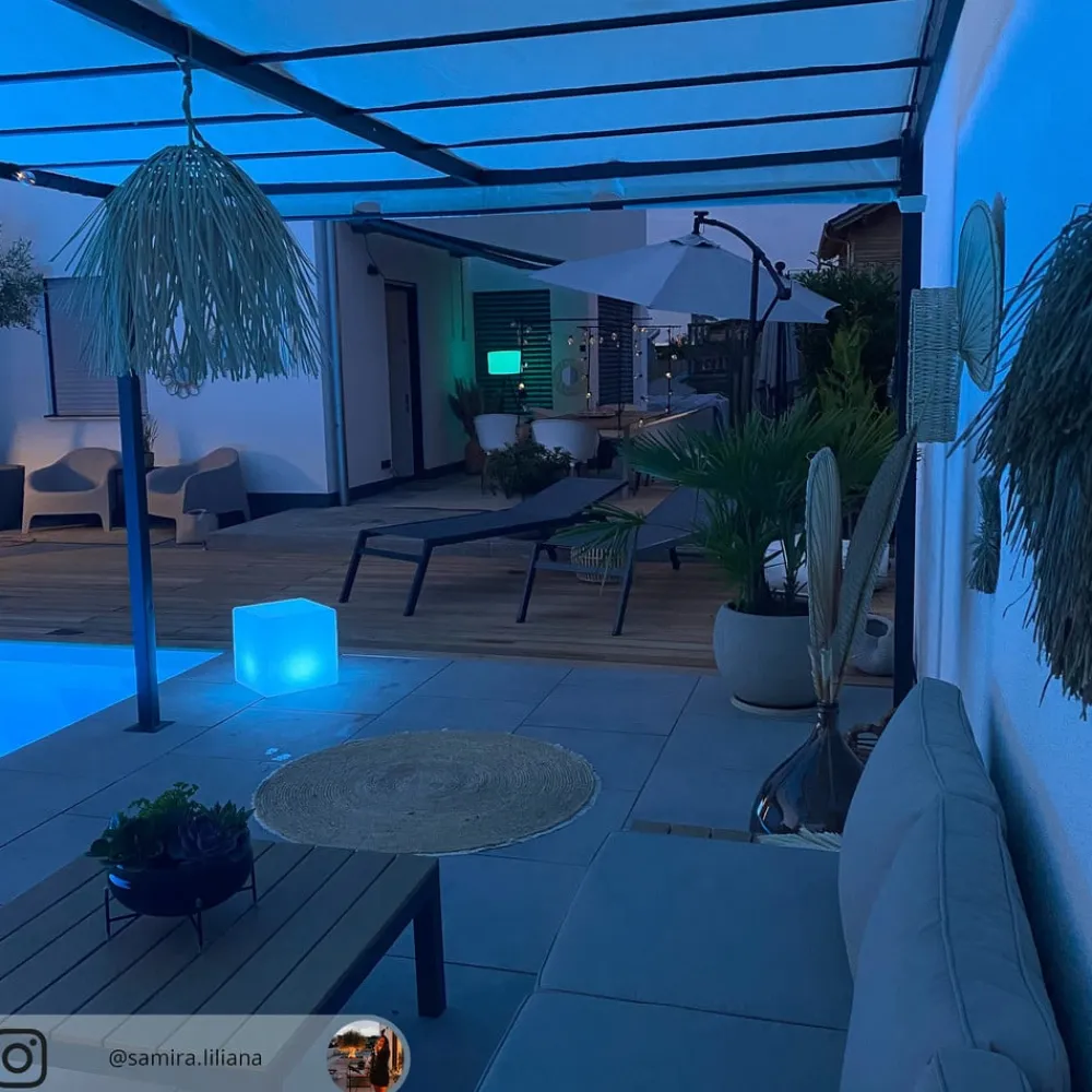 Smart&Green Dekorationsbelysning|Terrassebelysning>Cube - en lysende kube til udendørs brug