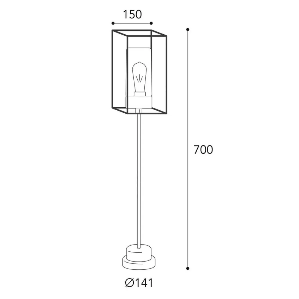 Cubic³ 3370 væglampe antik messing/opal^Moretti Luce Best