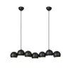 Markslöjd Pendellamper>Cupolo hængelampe, sort, jern, længde 101 cm, 7 lyskilder