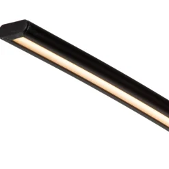 Lucide Curve buelampe, sort, marmor, 192 cm, dæmpbar