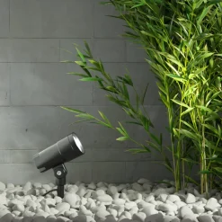 Lucande Daja udendørs LED-spot, justerbar strålevinkel