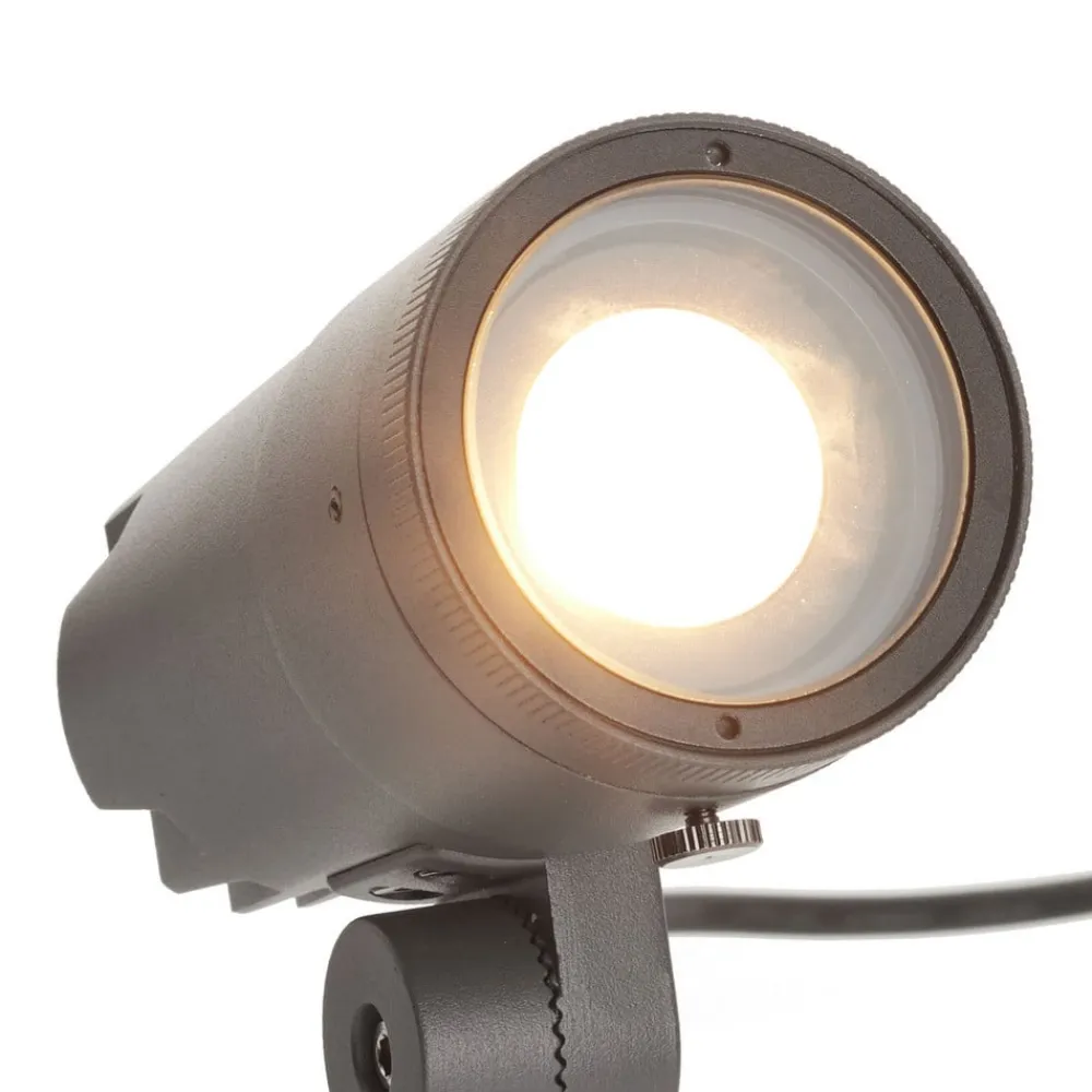 Lucande Daja udendørs LED-spot, justerbar strålevinkel