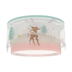 børneloftslampe Loving Deer, hjortemotiv^Dalber Hot