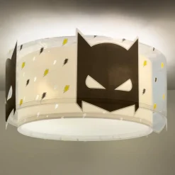 Børn Dalber Loftlamper>loftlampe Dark Hero, hvid/sort, Ø 33 cm