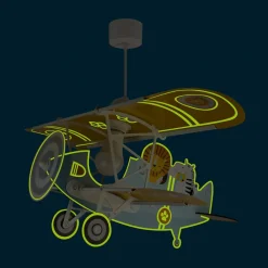 pendellampe Lion Plane, farverig, træ/plast^Dalber Outlet