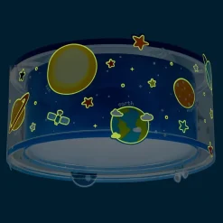 Børn Dalber Planets loftlampe med motiv af rummet