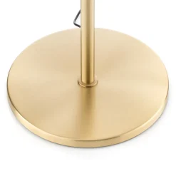 Danuta justerbar LED-gulvlampe, mat messing^Knapstein Hot