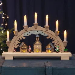 STAR TRADING Julepynt|Vinduesdekoration>Dassel LED-adventsstage