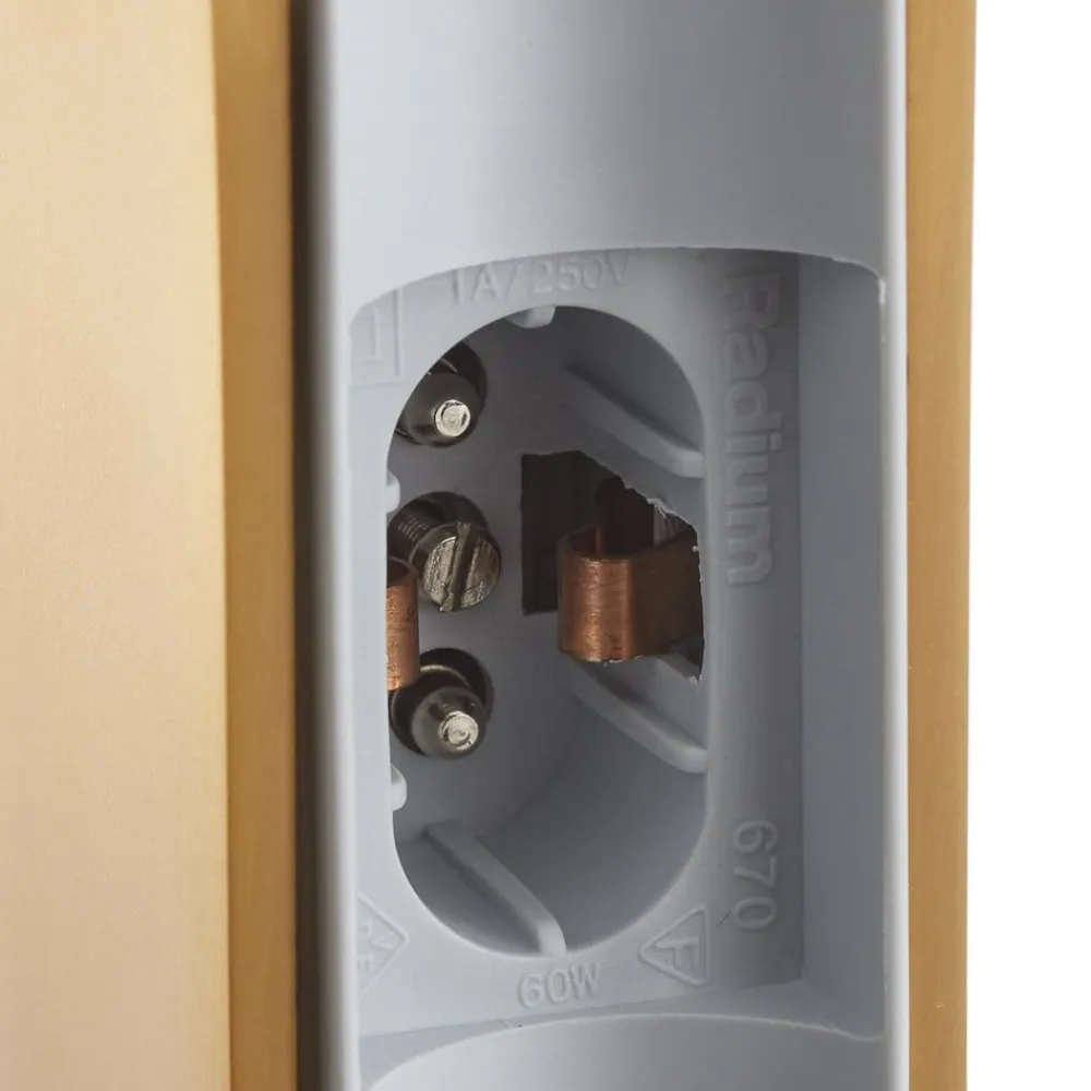 Omega 2 væglampe, mat guld^Decor Walther Hot