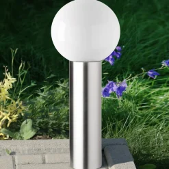 CMD Sokkellamper>Dekorativ sokkellampe Kekoa i stål