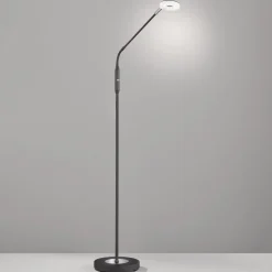 FISCHER & HONSEL Dent LED-gulvlampe, kan dæmpes, CCT, 1 lk., sort