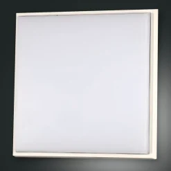 Fabas Luce Desdy LED udendørs loftlampe, 30 x 30 cm, hvid