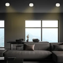 Briloner Desi indbygningslampe, hvid, Ø9cm, dæmpbar, 3000K