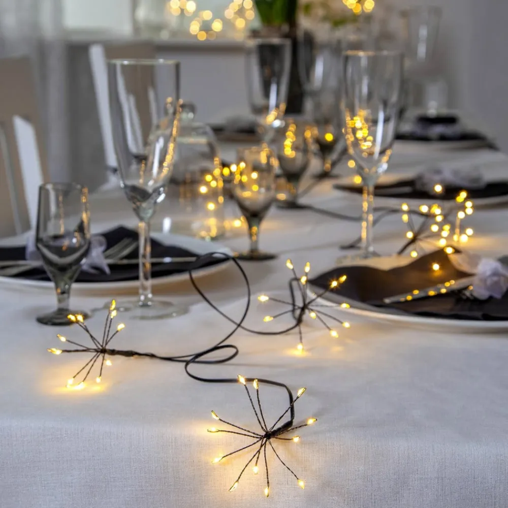 Dew Drops Flower LED-lyskæde^STAR TRADING Outlet