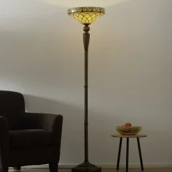 Clayre&Eef Diamond uplight i Tiffany-stil