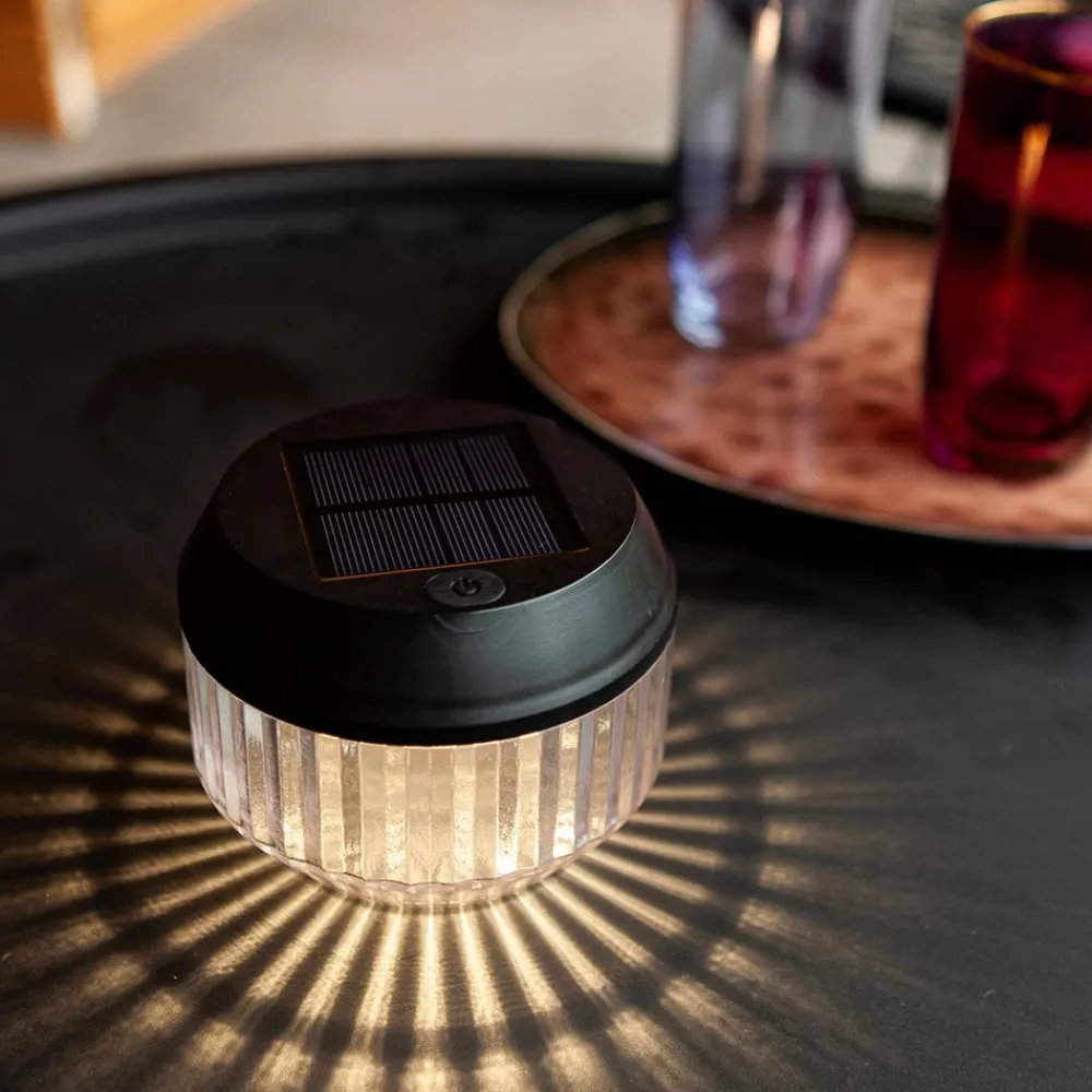 Diva LED-bordlampe, solcelle, IP44, sæt med 2 stk^LUTEC Outlet