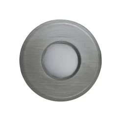 Heitronic DL7001 indbygningsspot, højvolt, børstet jern