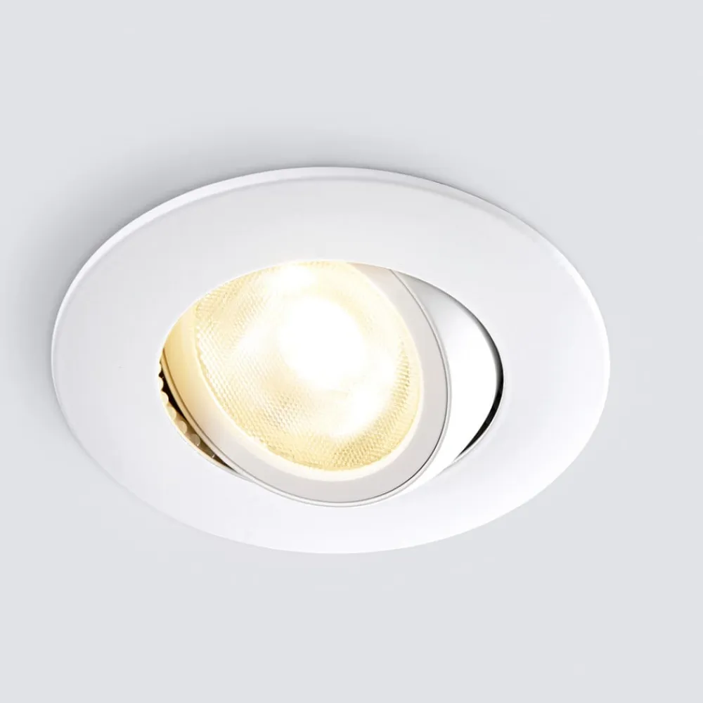 Heitronic Arbejdsrum/Kontor>DL8002 LED-downlight, kan drejes, 38°