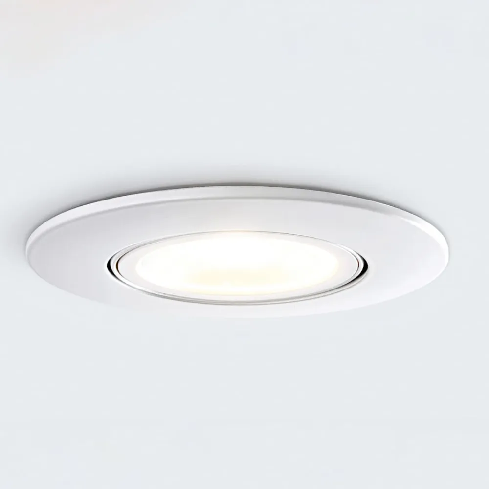 Heitronic Arbejdsrum/Kontor>DL8002 LED-downlight, kan drejes, 38°