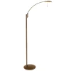 Steinhauer Dæmp- og justerbar LED-gulvlampe Zenith bronze