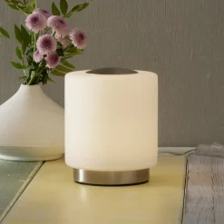 Fabas Luce Bordlamper>Dæmpbar bordlampe Simi med touchfunktion