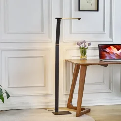 Lucande Arbejdsrum/Kontor|Gulvlamper>Dæmpbar LED gulvlampe Salome, variabel lysfarve