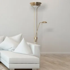 Searchlight Dæmpbar uplight Jerik, antik messing