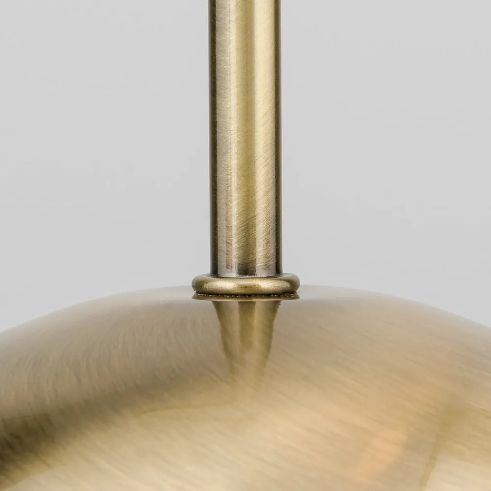 ORION Bordlamper>Doma bordlampe, antik messingfarve, højde 30 cm, glas