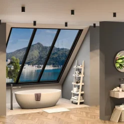 Downlight CAN, sort, IP44, Ø 6 cm, metal, GU10^Deko-Light