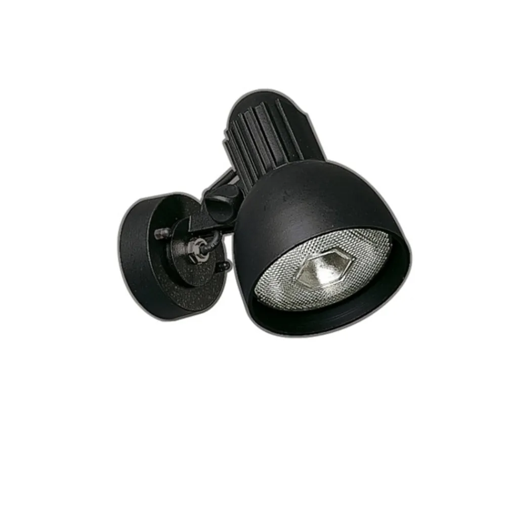 Drej- og svingbar udendørs vægspot 635 i sort^Albert Leuchten New