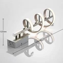 Drejet LED-væglampe Pierre^Lindby New