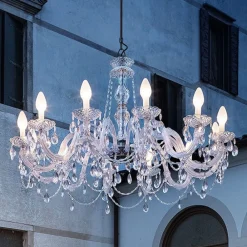 Masiero Udendørs Pendellamper>Drylight S12 - udendørs LED-lysekrone,12 lyskilder