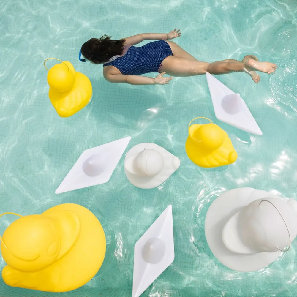 Goodnight Light Dekorationsbelysning|Terrassebelysning>DUCK-DUCK S udendørs LED-designerlampe, gul