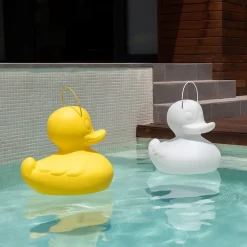 DUCK-DUCK XL udendørs LED-designerlampe, hvid^Goodnight Light New