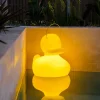 Goodnight Light Dekorationsbelysning|Terrassebelysning>DUCK-DUCK XL udendørs LED-designerlampe, gul