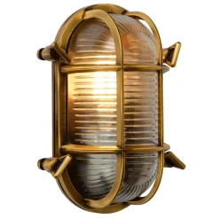 Lucide Dudley udendørs væglampe, messing